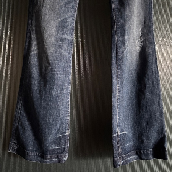 Citizens of Humanity Faye Low Rise Flare Jeans 28 Original Length Made in USA - Picture 5 of 13